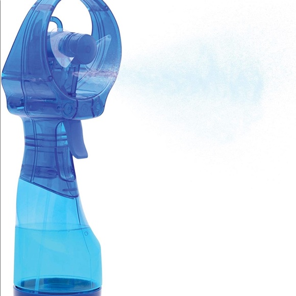O2COOL Deluxe Misting Personal Fan, 2.5" Dark Blue - Picture 6 of 11